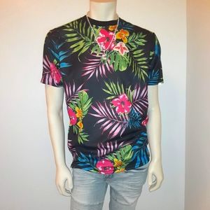 Neon Floral Tee